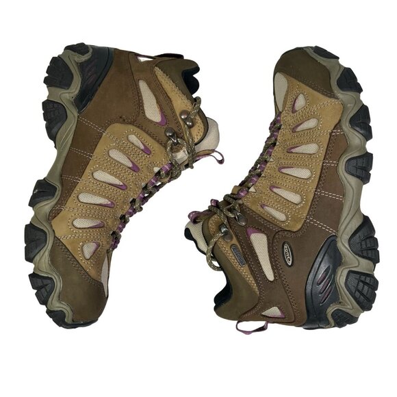 OBOZ Womens Sawtooth II Mid Waterproof Lace Up Hiking Boot sz 9 Brown EUC - Picture 5 of 10